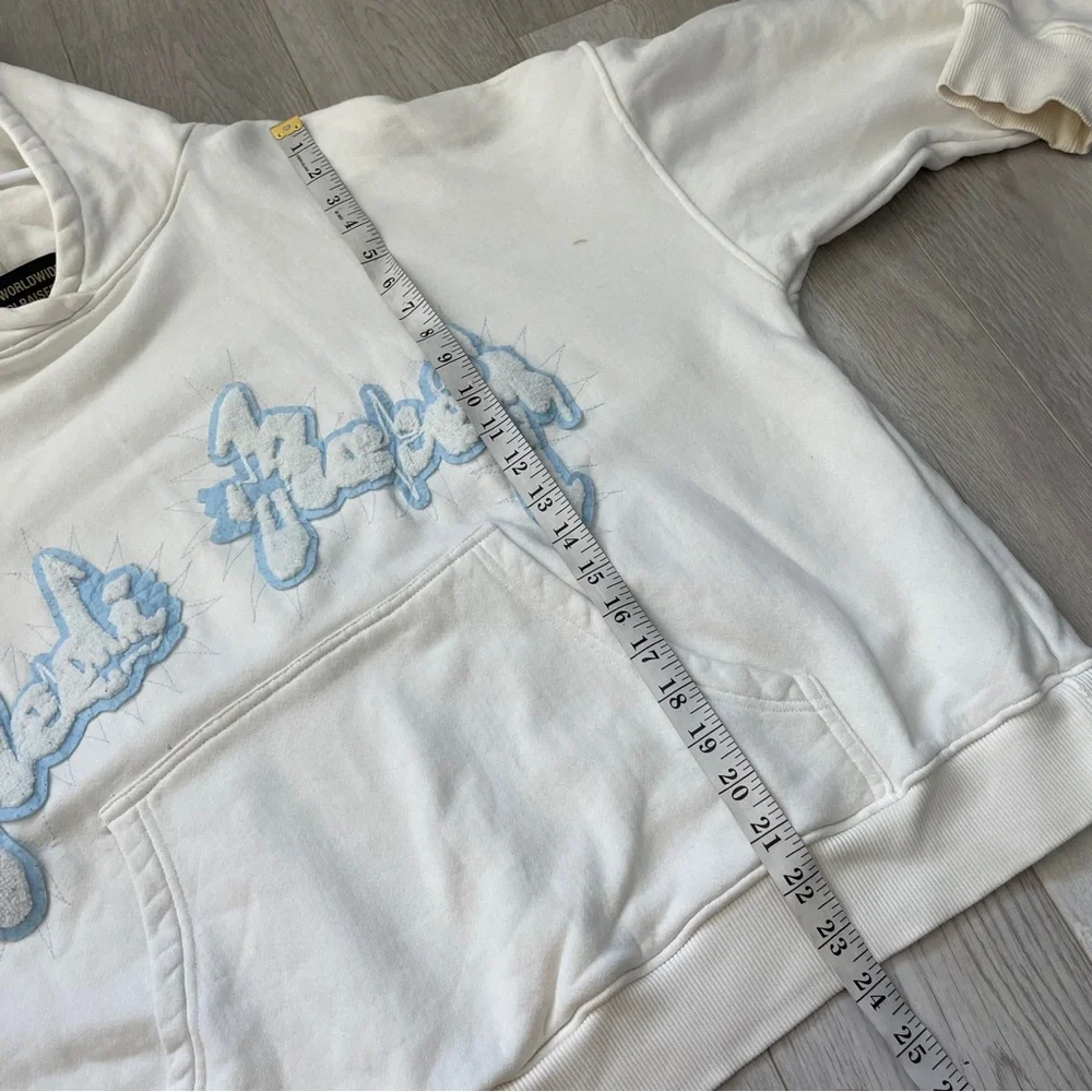 Hedi Raiser x Racer Worldwide Sweatshirt unisex White (large) heavy streetwear